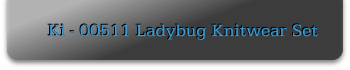 Ki - 00511 Ladybug Knitwear Set